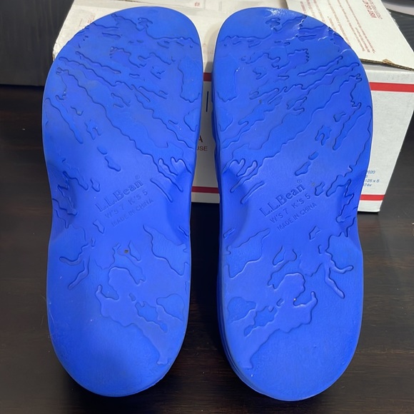 LL Bean blue slides - Picture 2 of 3